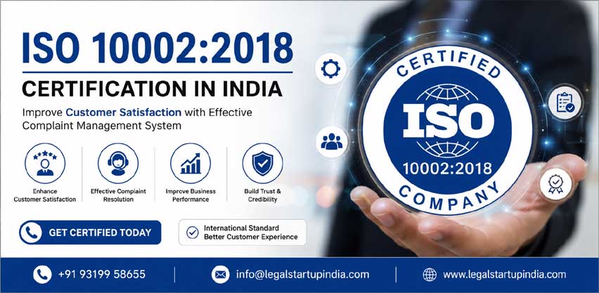 ISO 10002 Certification in India