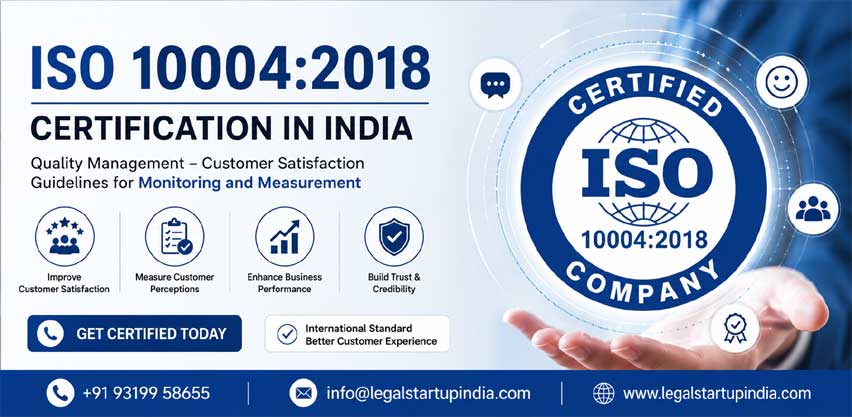 ISO 10004 Certification in India