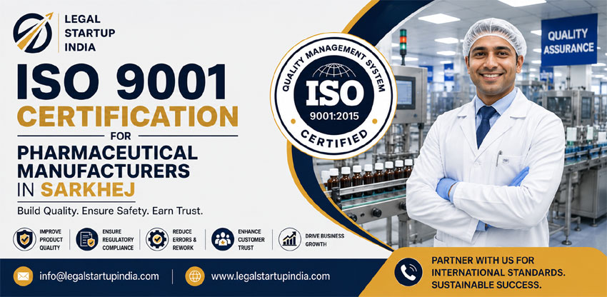 ISO 9001 Certification for Pharmaceutical Manufacturers in Sarkhej