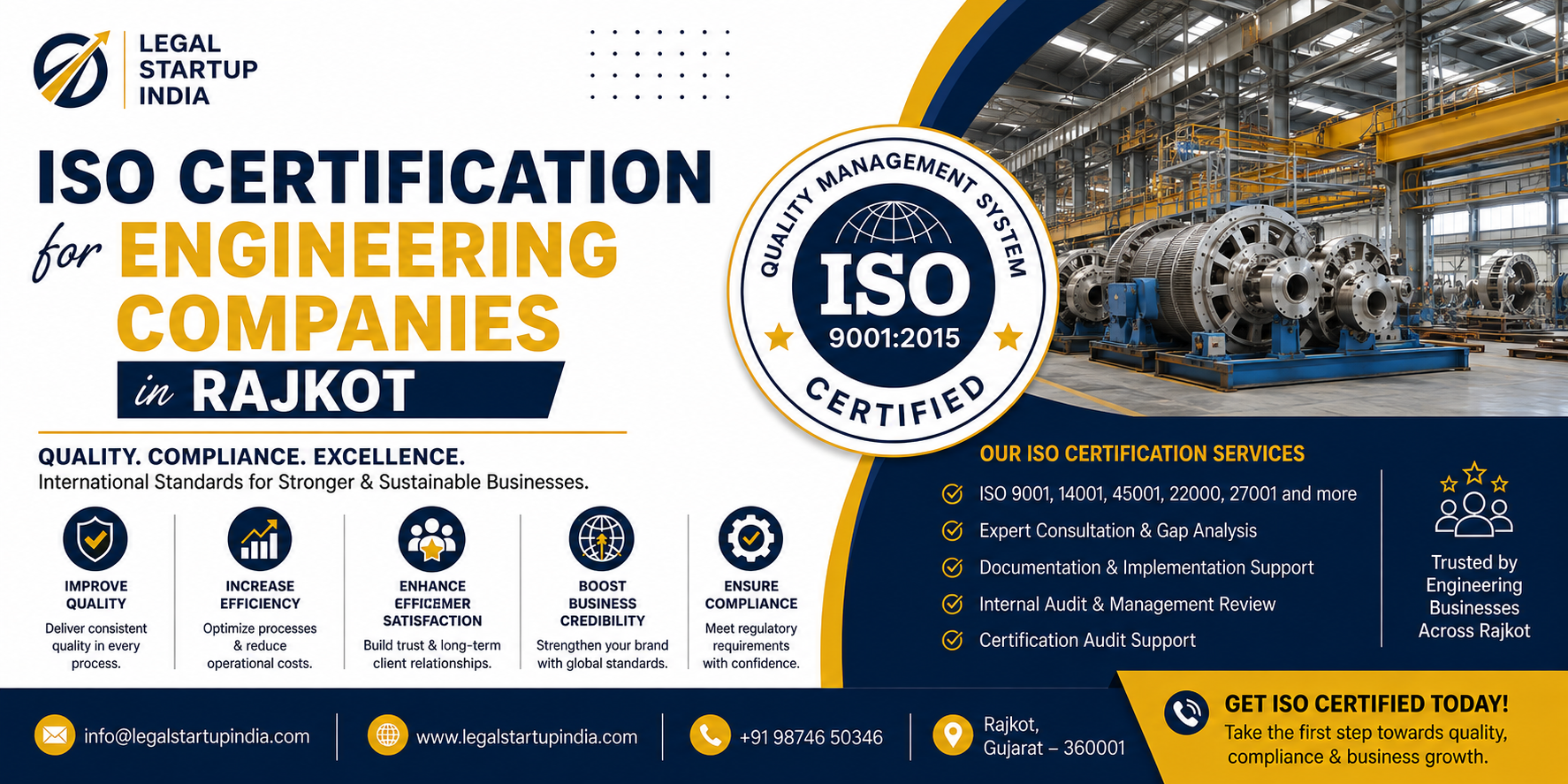 ISO Certification for Engineering Companies in Rajkot