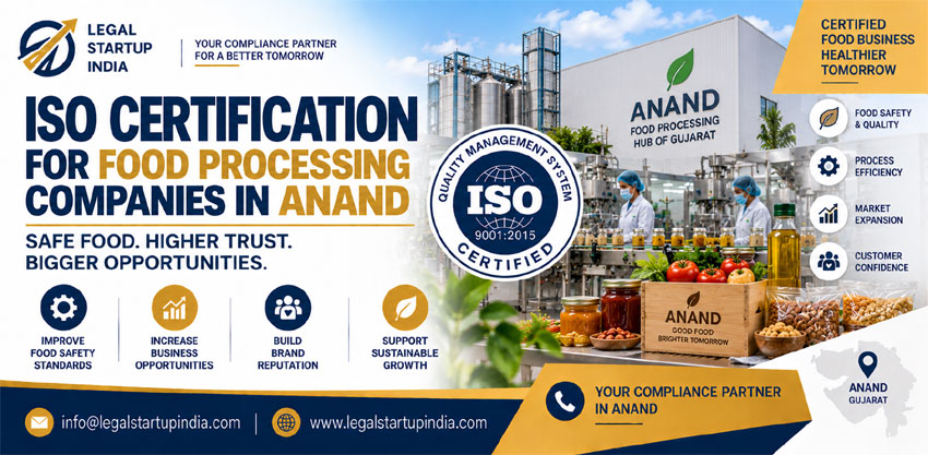 ISO Certification for Food Processing Companies in Anand